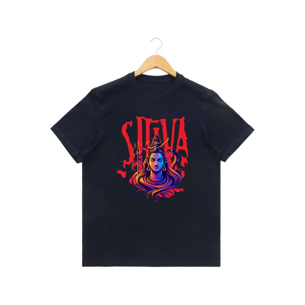 Women’s Graphic Print Round Neck T-Shirt - Shivan (170 GSM single jersey)