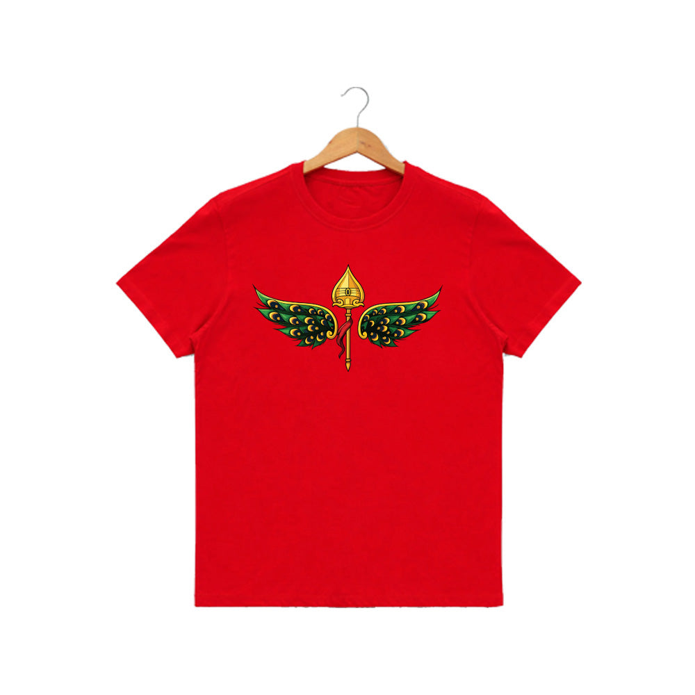 Men’s Graphic Print Round Neck T-Shirt- Murugan (170 GSM single jersey)