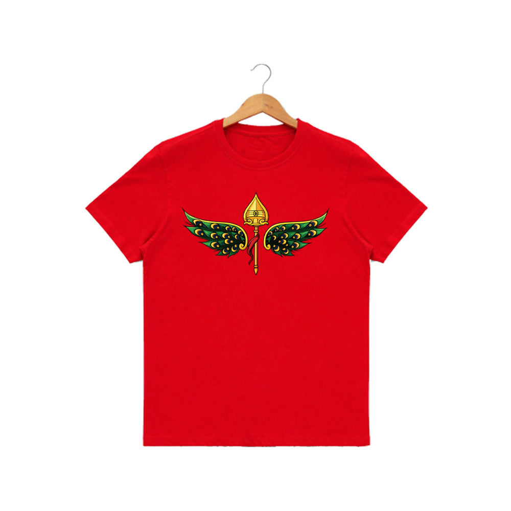 Women’s Graphic Print Round Neck T-Shirt- Murugan (170 GSM single jersey)