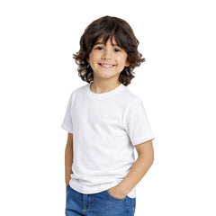 Boy’s Plain Round Neck T-Shirt - 190 GSM Single jersey