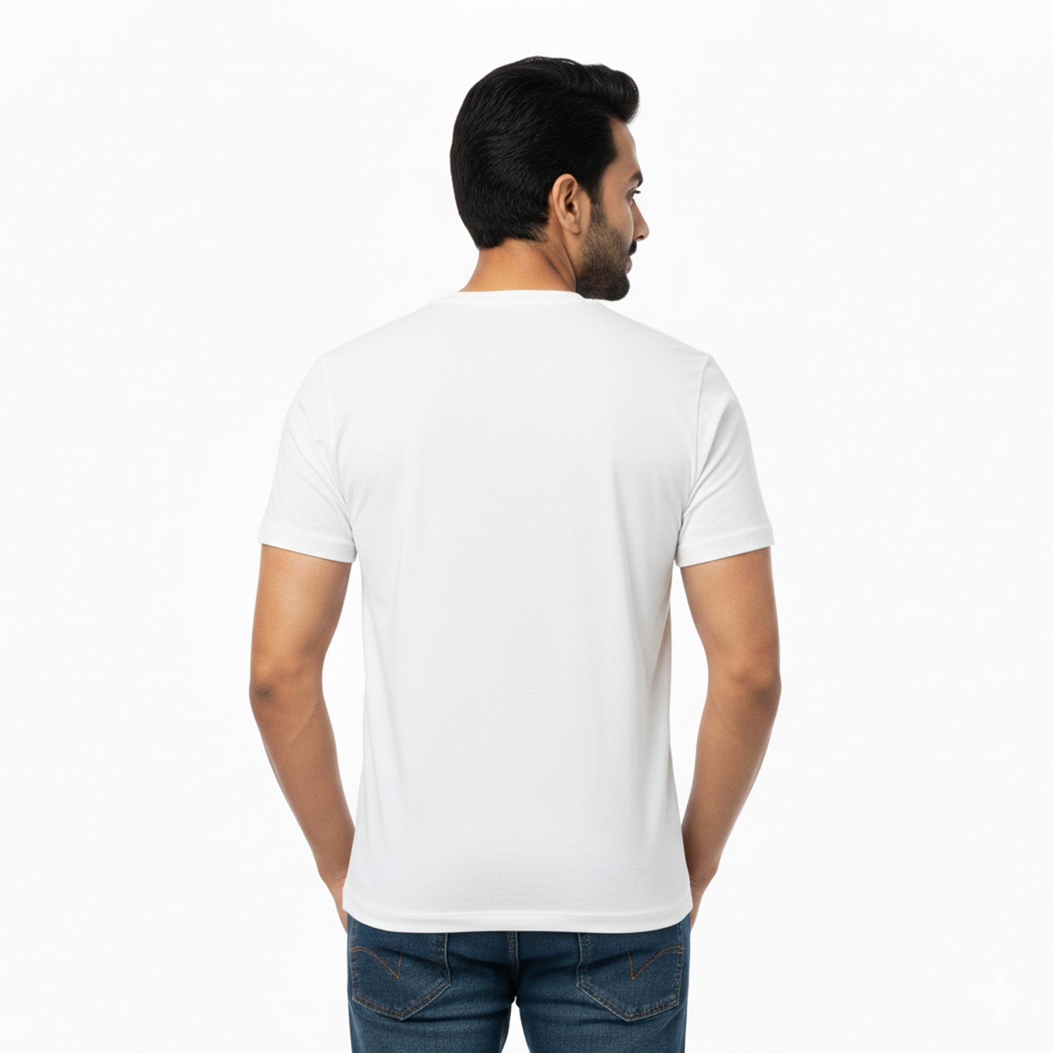 Men’s Graphic Print Round Neck T-Shirt- Buddha (170 GSM single jersey)