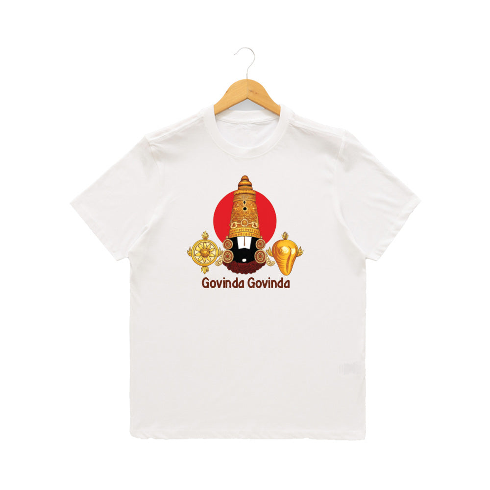 Women’s Graphic Print Round Neck T-Shirt-Thirupathi Balaji (170 GSM single jersey)