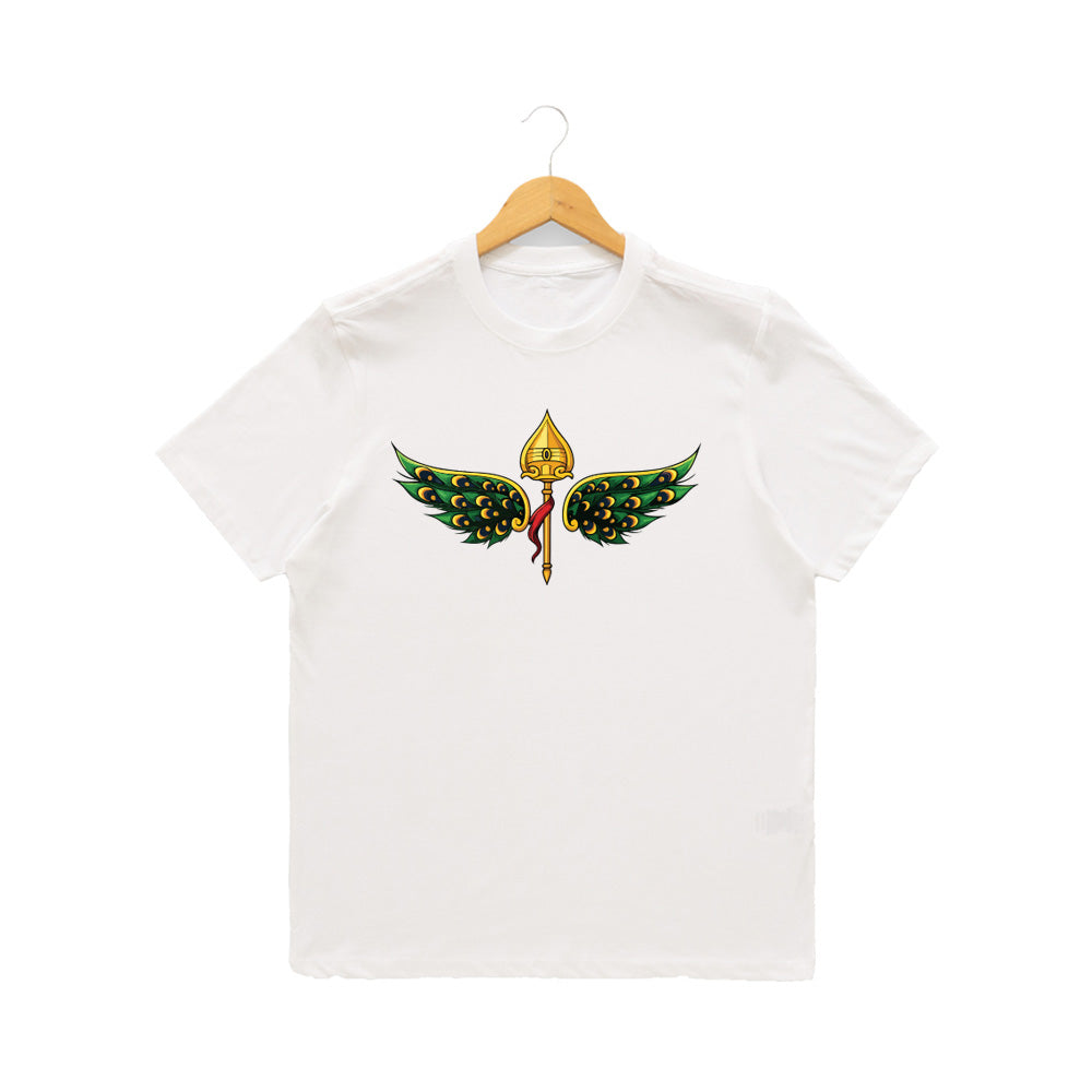 Men’s Graphic Print Round Neck T-Shirt- Murugan (170 GSM single jersey)