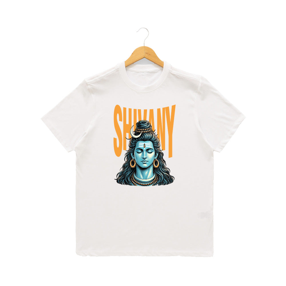 Women’s Graphic Print Round Neck T-Shirt - Shivan (170 GSM single jersey)