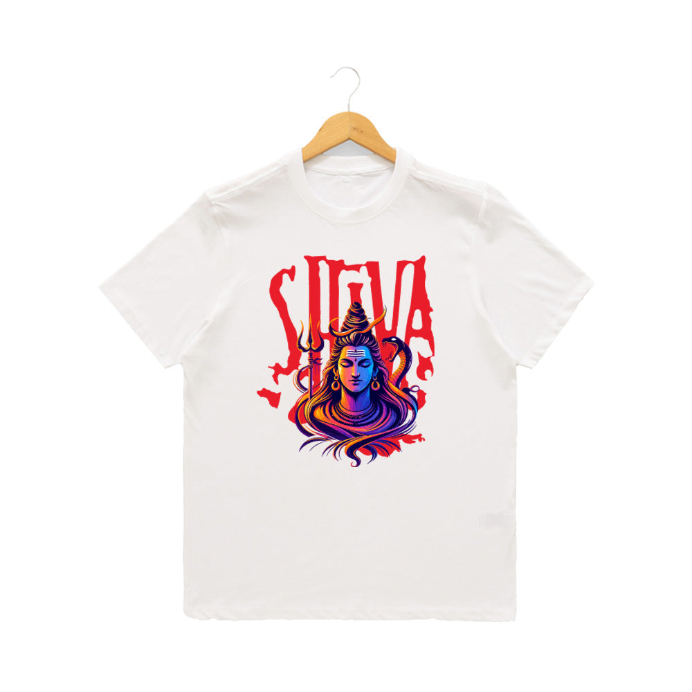 Women’s Graphic Print Round Neck T-Shirt - Shivan (170 GSM single jersey)
