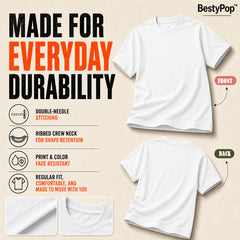 Matching Family Unicorn Birthday Round Neck T-Shirts For Daughter - (170 GSM) single jersey
