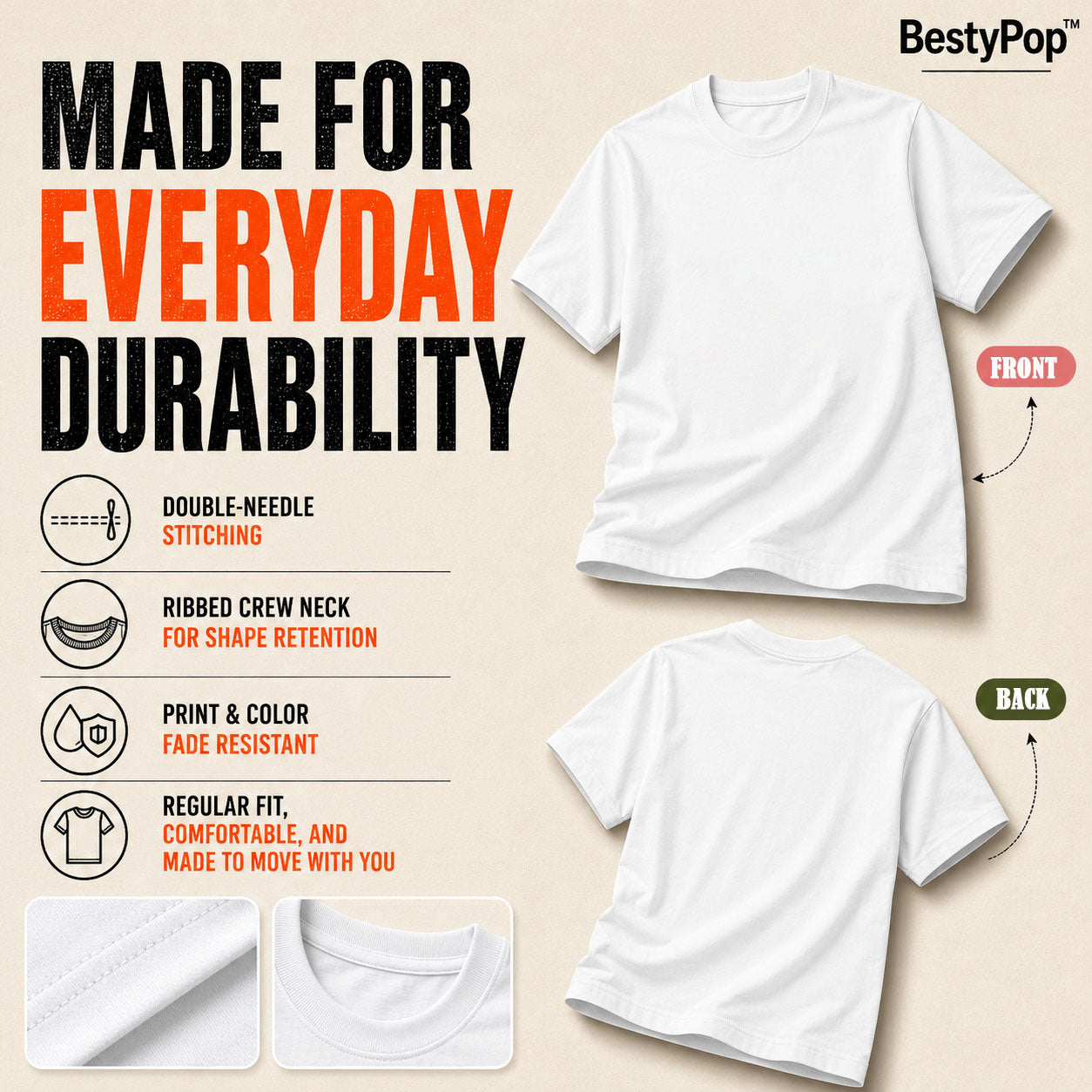 Lion Family Matching Round Neck T-Shirt for Dad – The Creator- (170 GSM) single jersey
