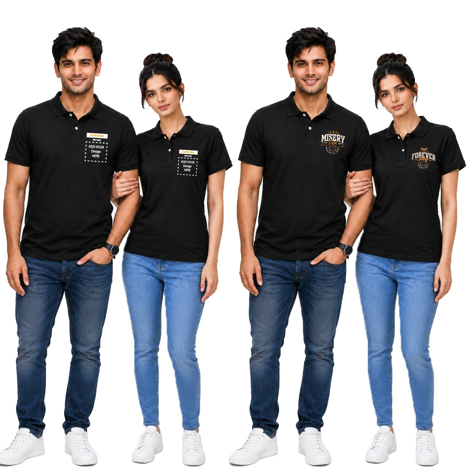 Premium 200 GSM school uniform polo shirt for schools, colleges, coaching institutes, distributors, and corporate uniform programs. Available in 40+ colours with logo embroidery, screen printing, and custom branding. MOQ: 100 pieces.