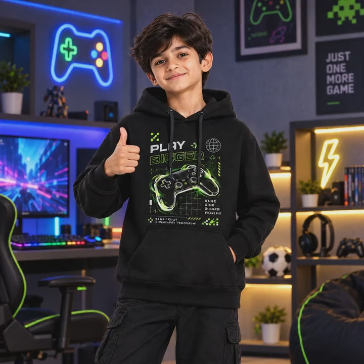 Product video – Play Bigger hoodie