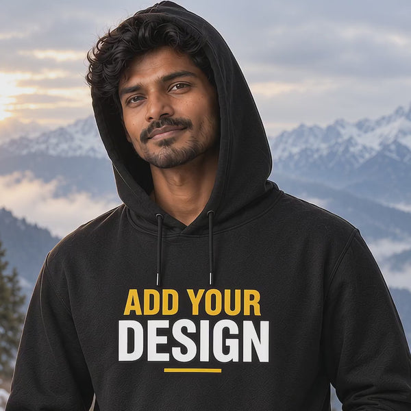 Men Hoodie Sweatshirt full sleeve – Customize — customization video