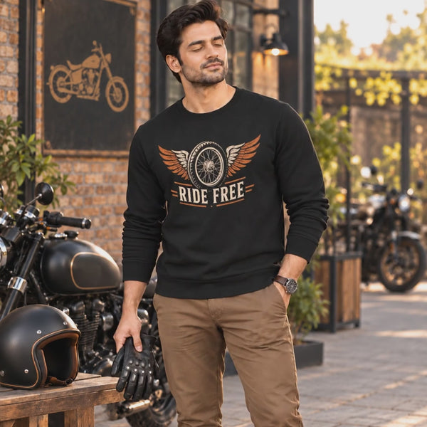 Men Round Neck sweatshirt T-shirt – Customize — customization video