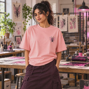 Pretty Chaos oversized graphic tee — approved 6-second front and back model video