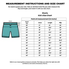 Demo Listing - Kid's Shorts - 230 GSM LR Roma 100% Micro Polyester - Style Code: 1034
