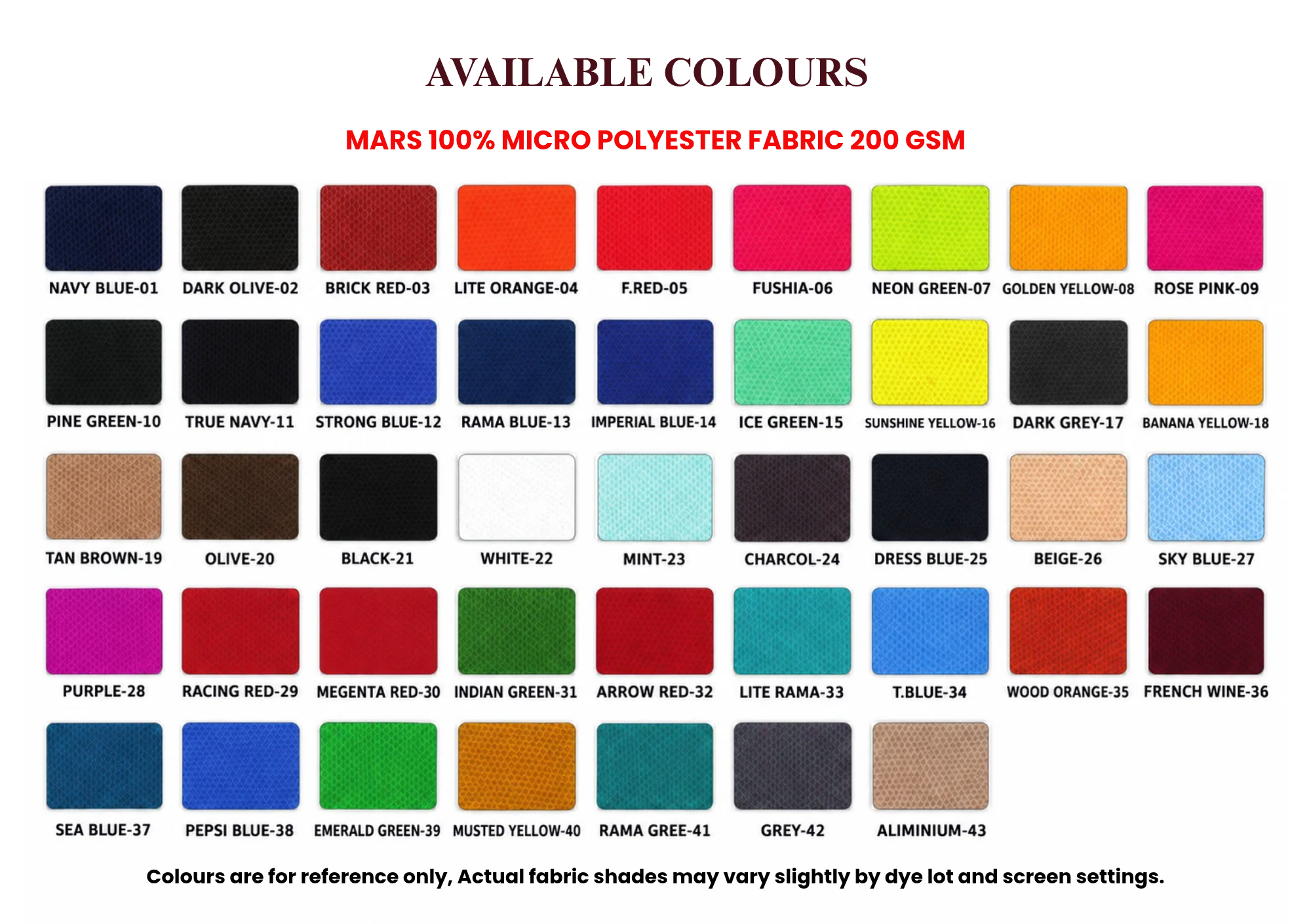 Demo Listing - Kid's Skirt -200 Gsm Mars(100% Micro polyester) - Style Code: 1040